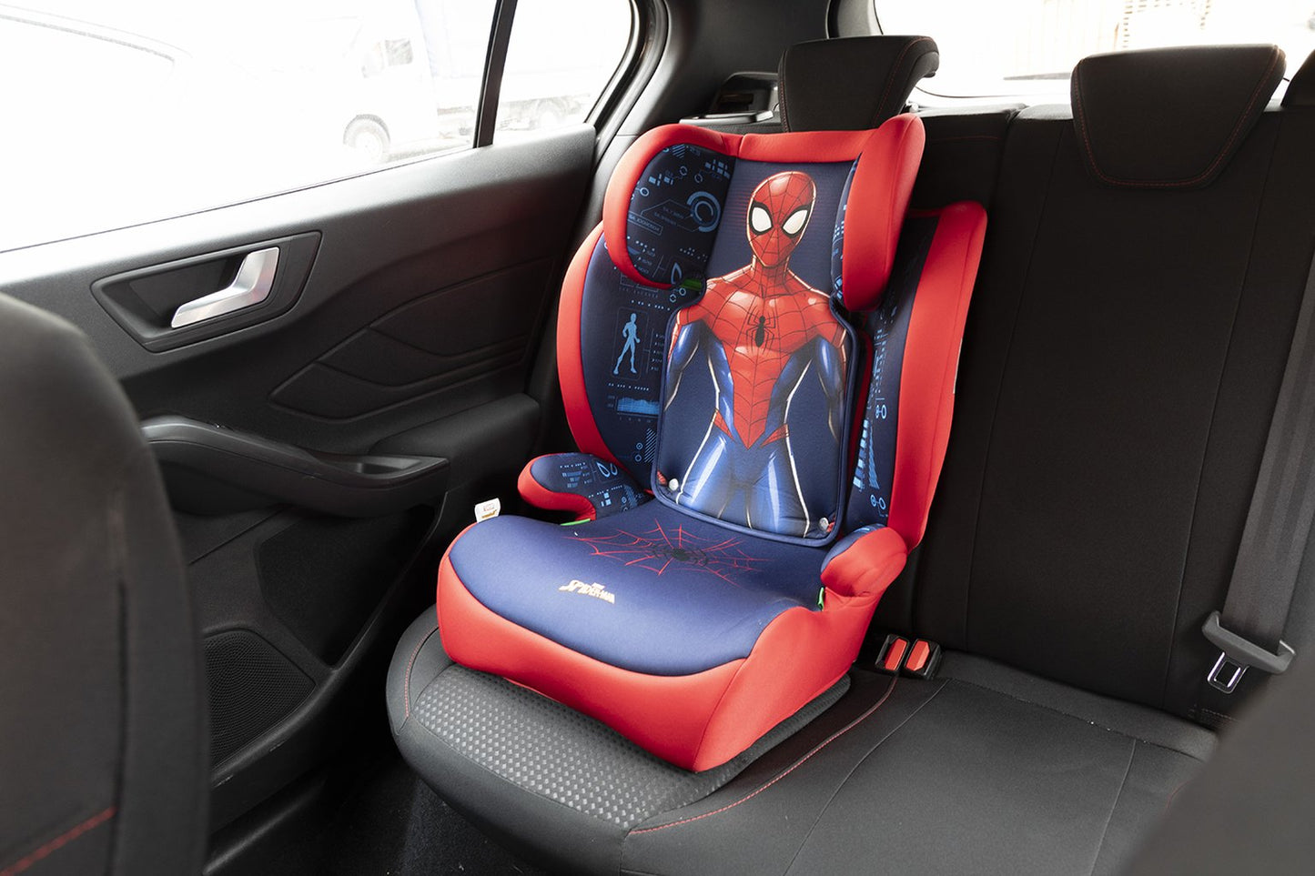 TATAWAY Marvel Spiderman i-Size, Seggiolino auto bambini 15-36 kg (3,5-12