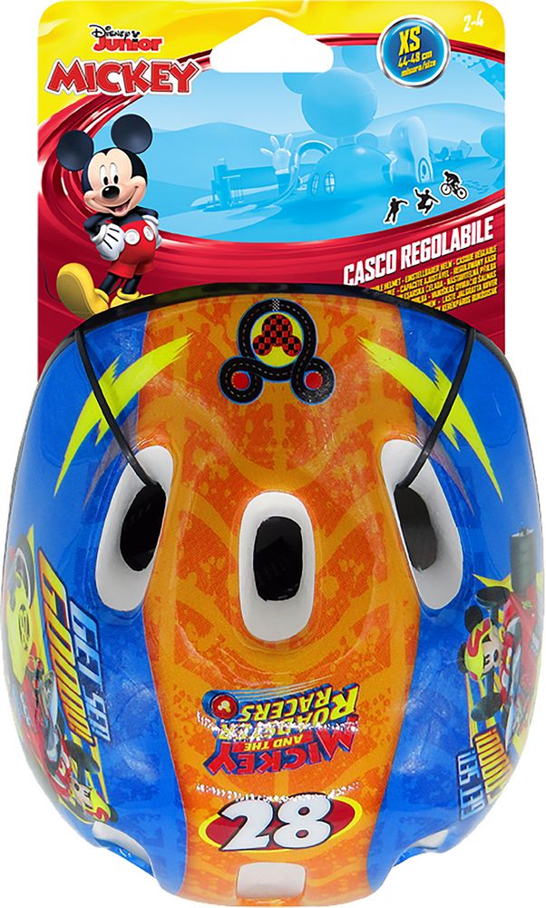 Casco Baby Disney Mickey Mouse da bicicletta per bambino. Misura 44-48 cm (2-4 anni)