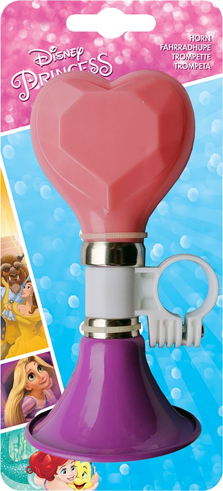 Trombetta Disney Principesse per bicicletta da bambina, colore rosa