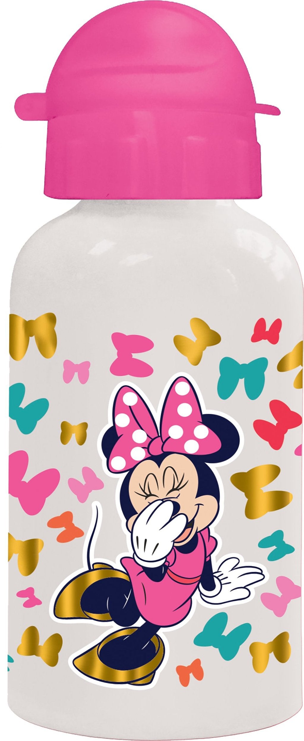 Borraccia Originale Disney Minnie in alluminio per bambini da 500 ML.