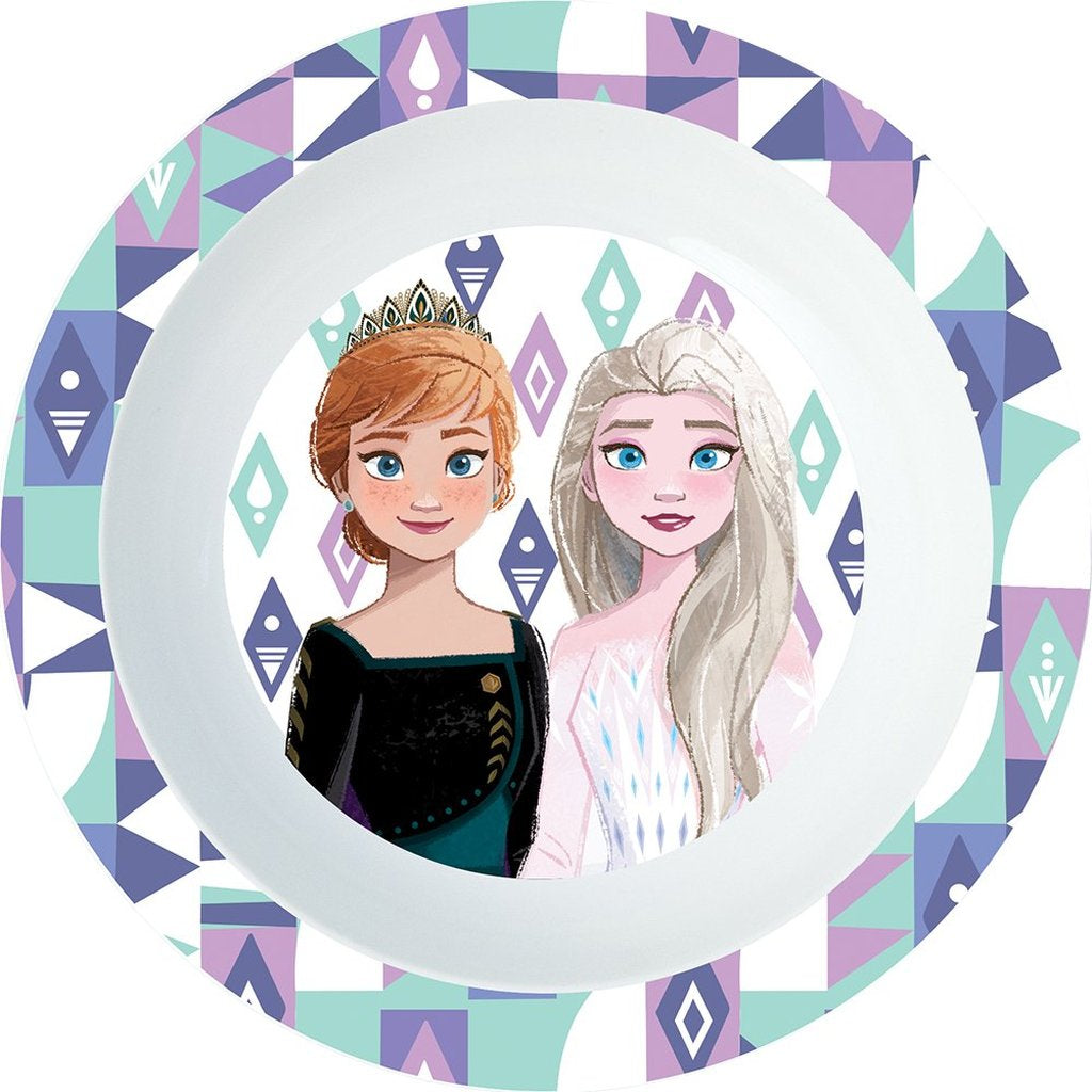 STOR Piatto Fondo Originale Disney Frozen in plastica rigida per bambini
