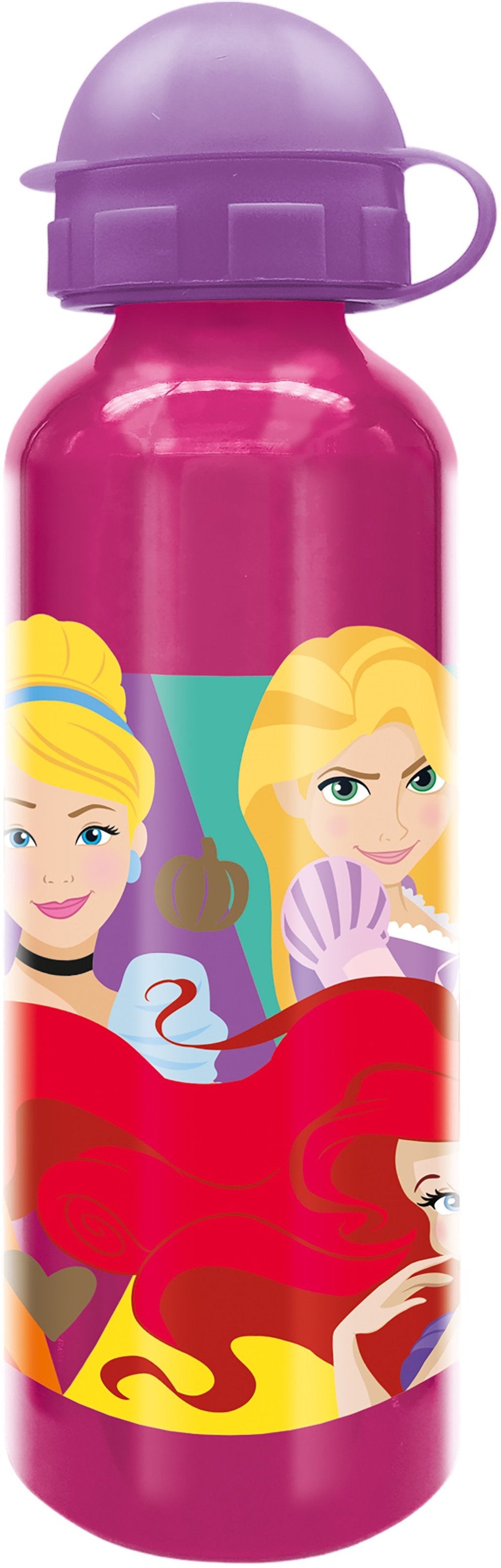 STOR Borraccia Bambine Disney Princess in alluminio da 530 ml, senza BPA