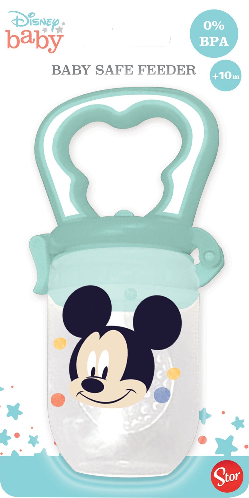 TATAWAY Ciuccio Frutta Disney Mickey Mouse per bambini piccoli in plastica