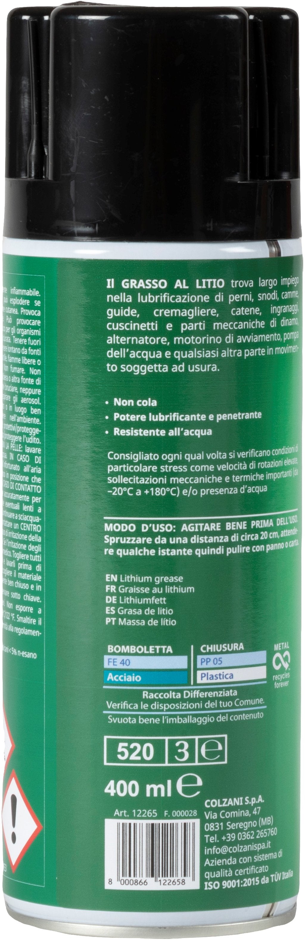 QUANTUM ENERGY Magneti Marelli Spray Grasso al Litio 400 ml, Lubrificante