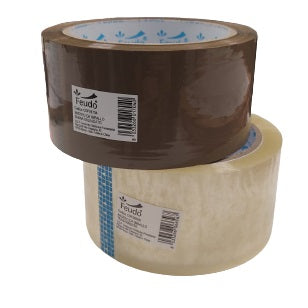 NASTRO IMBALLO FEUDO SILENZIATO 50X66 BIANCO confezione da ROTOLI 36