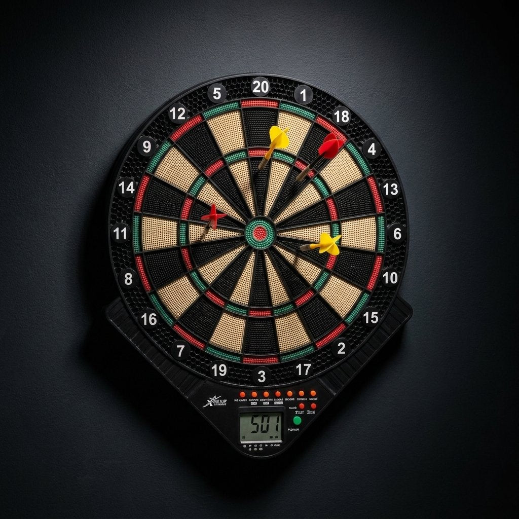 BODYLINE Bersaglio Elettronico CONE Dartboard Digitale con Punteggio Originale