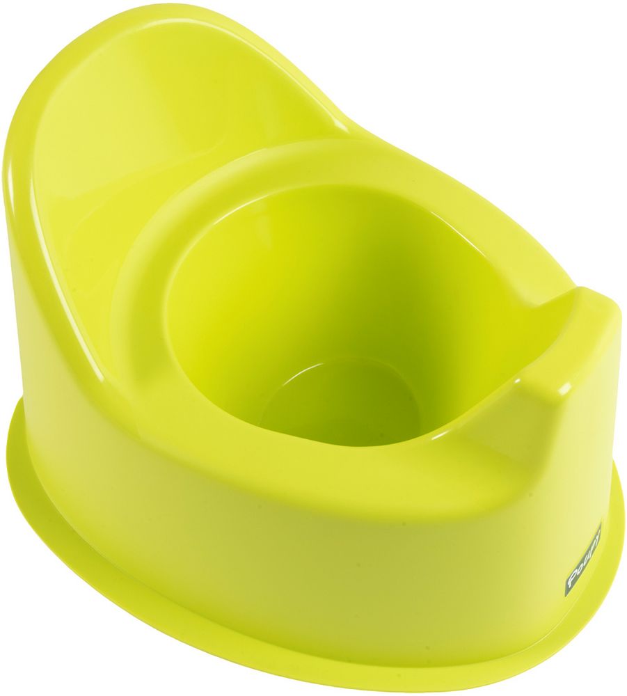 Nuovo Vasino Anatomico verde Poupy per bambini con schienale e paragetto.