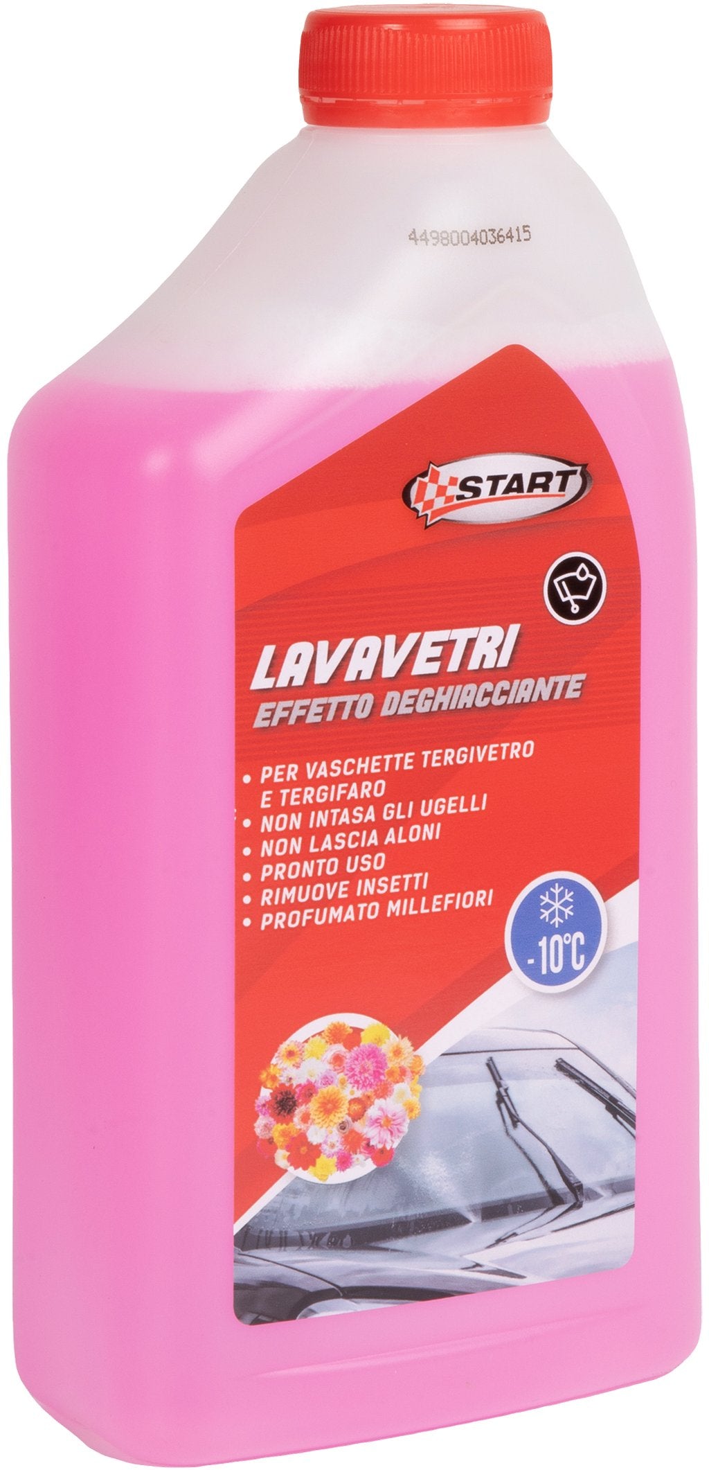 START Lavavetri Deghiacciante -10? Millefiori 1L Pronto Uso, Non Intasa Ugelli