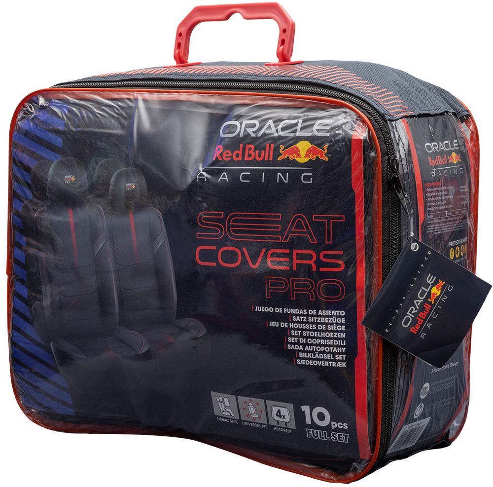 Set Coprisedile Powerbar II Nero/Rosso