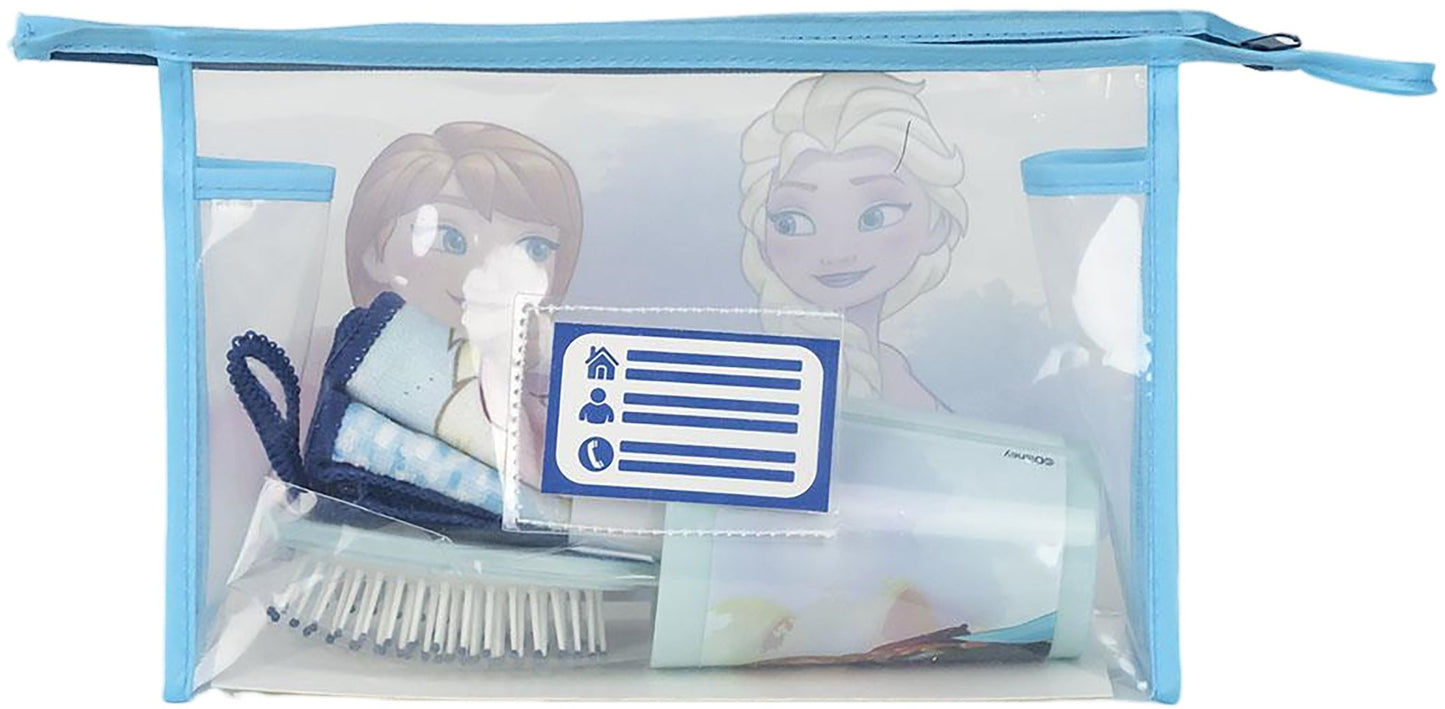 STOR Disney Frozen Elsa e Anna Set 3 Pz Asilo: Asciugamano, Spazzola