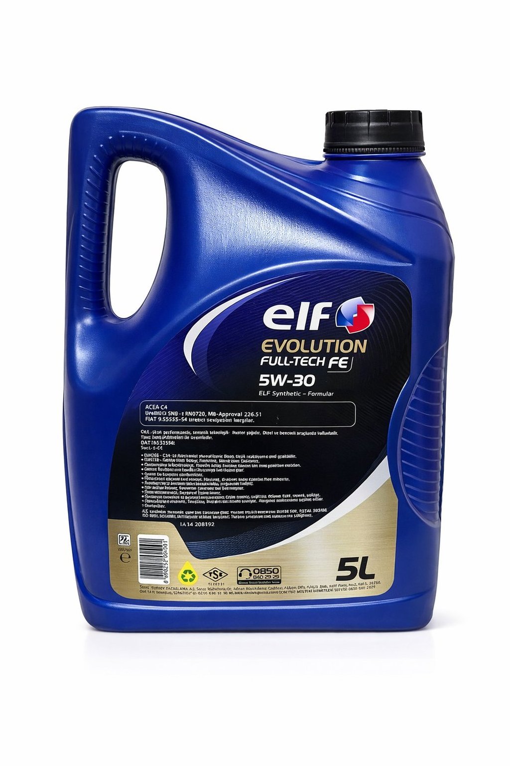 ELF Olio Lubrificante Fulltech FE 5W30 5L motore sintetico a bassa viscosit?