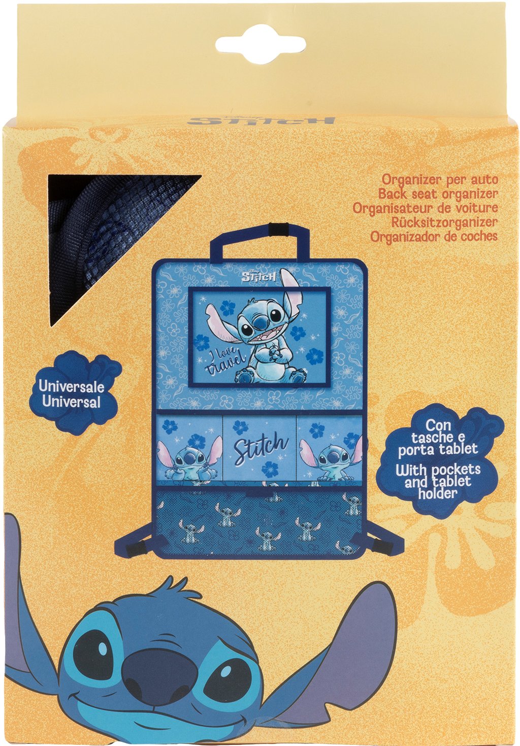 TATAWAY Organizer Stitch Organizzatore Multifunzionale Disney per Auto Casa