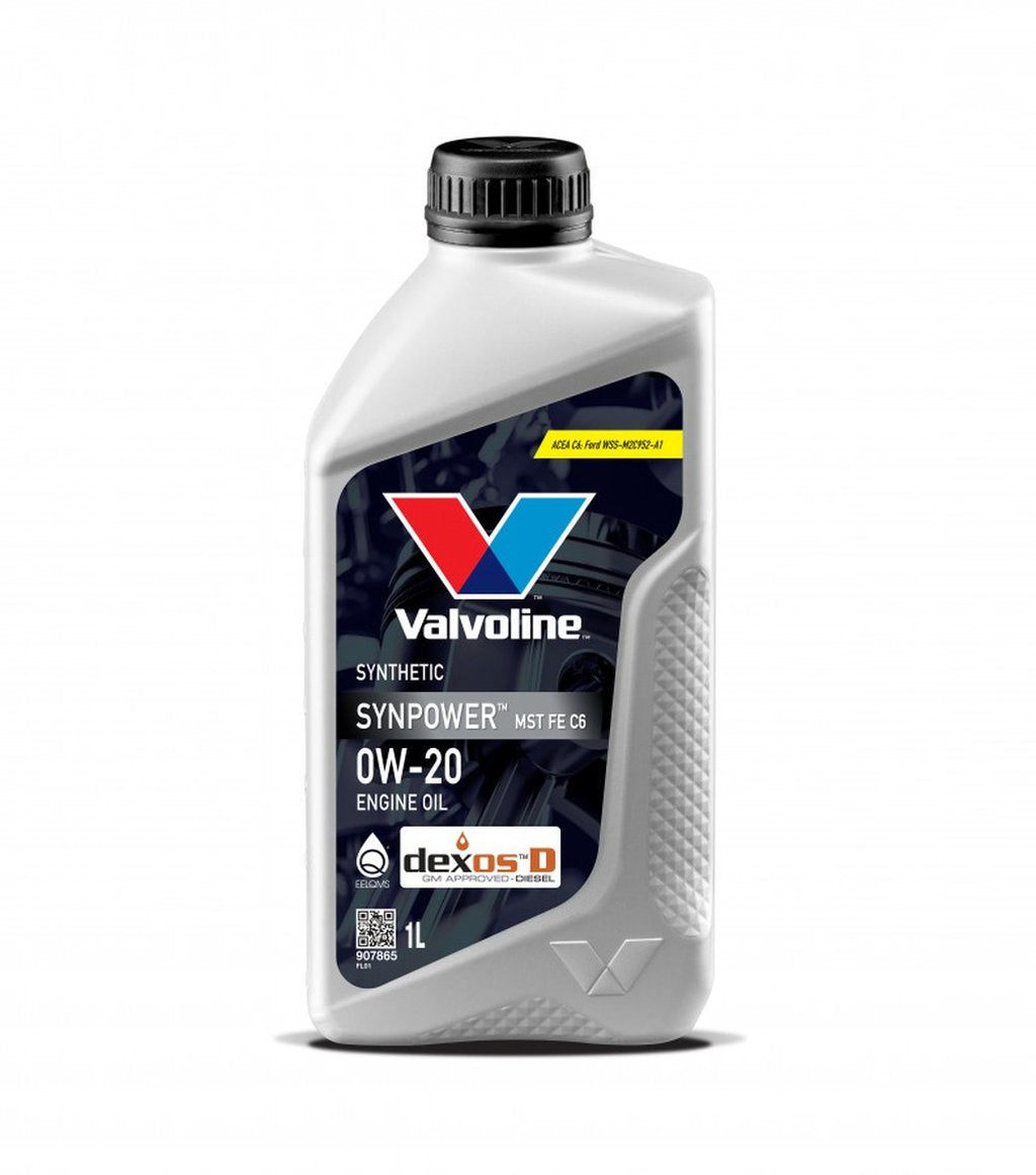 VALVOLINE Olio Lubrificante Synpower MST FE C6 0W20 1L Auto Adatto a Motori