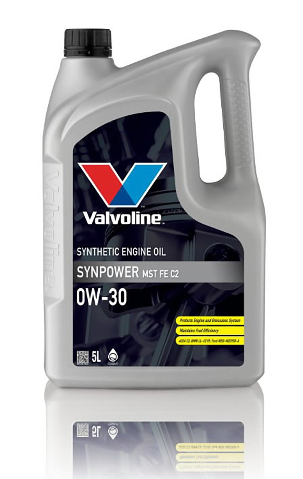 VALVOLINE Olio Lubrificante Motore 0W30 SynPower MST FE C2 5L Sintetico