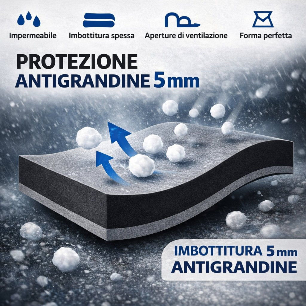 GEV Telo antigrandine uv protect l- Copertura Totale Impermeabile Originale