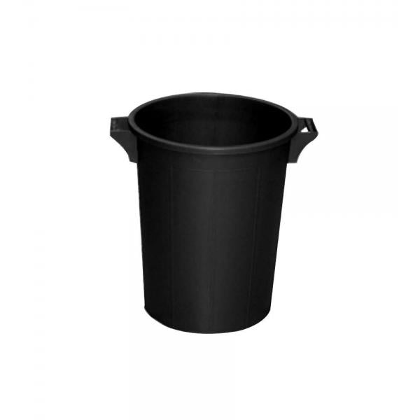 BIDONE INDUSTRIALE S/COPERCHIO LT. 50 CM.47X37X45 NERO
