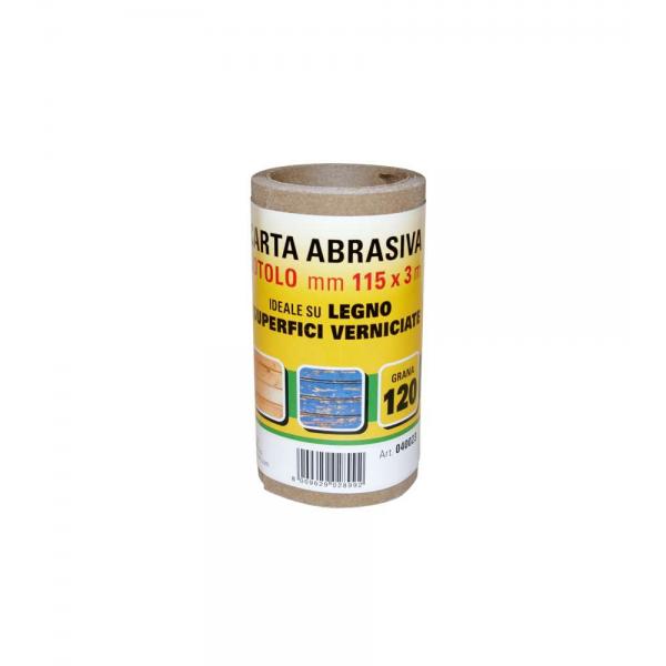 Minirotolo tela abrasiva multiuso 3 mt.