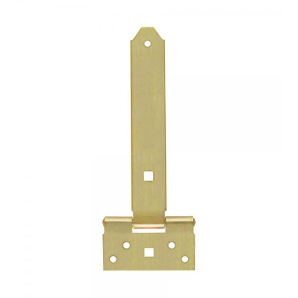 Bandella con cerniera, leggera 300 x 33 x 2,0 mm. - zincato giallo