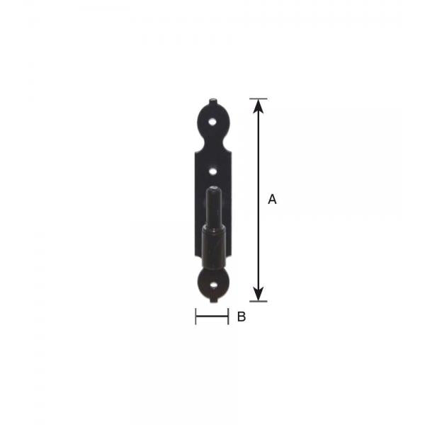 Cardine per legno sagomato