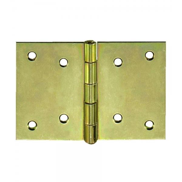 Cerniere larghe 75 x 50 mm. - zincate giallo - 1 pz.