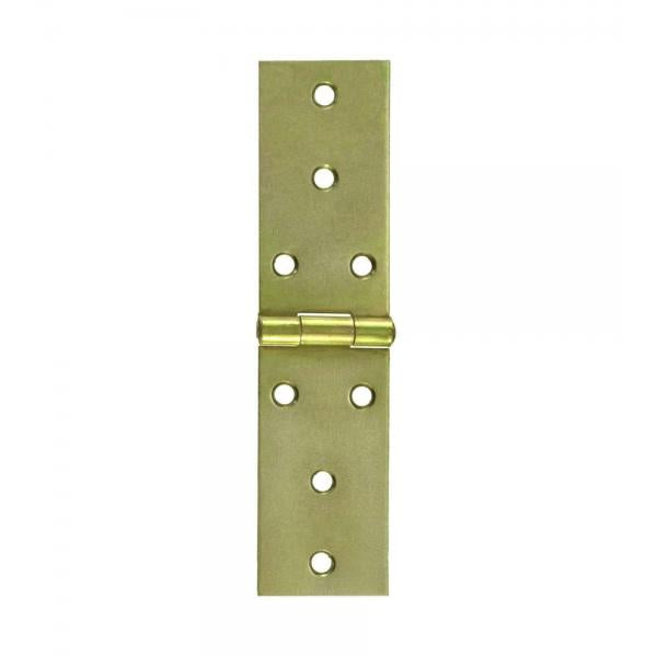 Cerniere strette lunghe 80 x 28 mm. zincate giallo 1 pz.