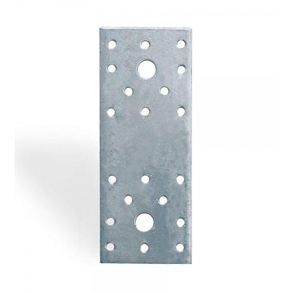 Giunto a piastra forato 180 x 40 mm.