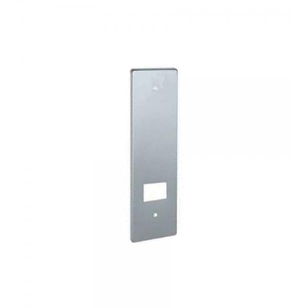 Placca acciaio Inox interasse 185 mm.