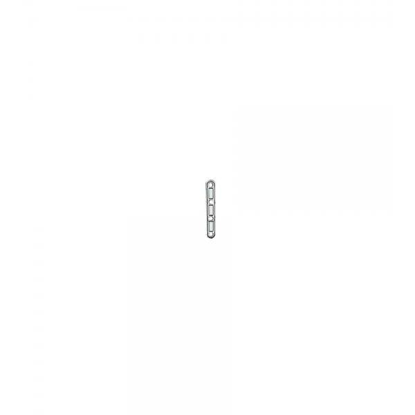 Lastrine diritte Inox 99 x 15 mm. - 4 pz.
