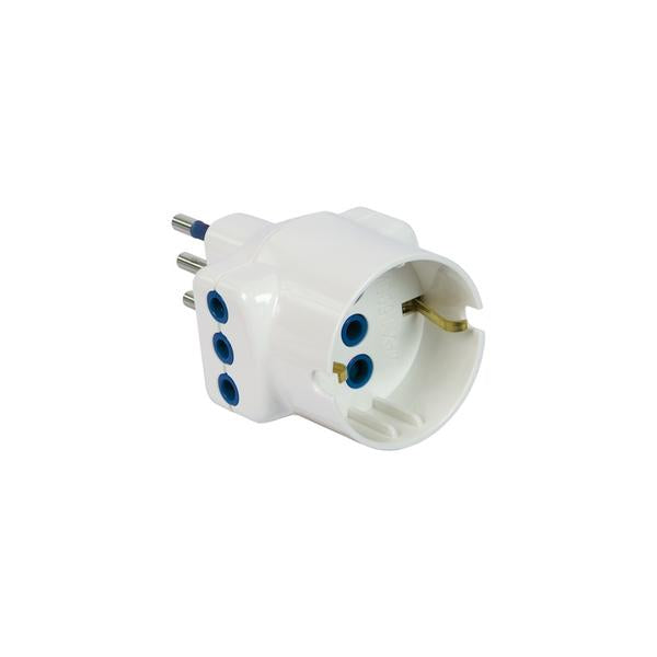 FME-ADATT.TRIPLO SPINA 10A SCHUKO 10A ART.82670