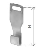 BOLIS GANCIO FISSO X AVVOLG. LEGNO ART.1061