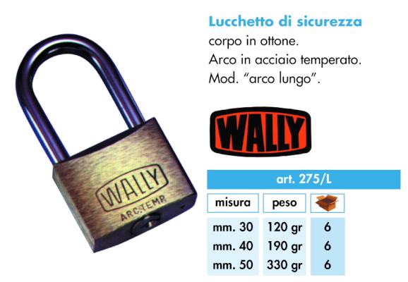 LUCCHETTO WALLY ART.275/L 40
