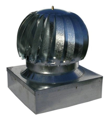 ASPIRATORE ZINCATO 52X52 DOPPIO CUSCINETTO
