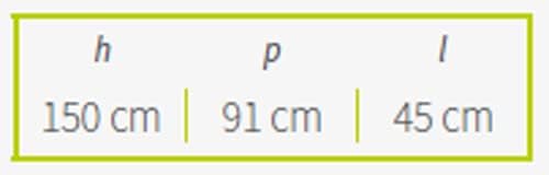 Garden Friend Scala alluminio 5 gradini 45x91x150h cm portata max.150 kg