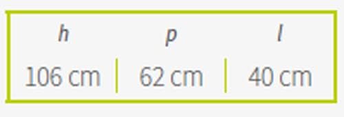 Garden Friend Scala alluminio 3 gradini 40x62x106h cm portata max.150 kg