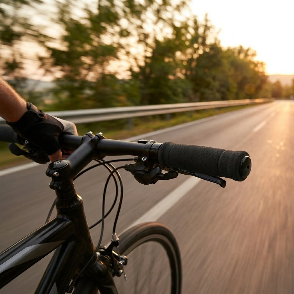 ON BIKE Manopole Bici Spugna Universali Comfort
