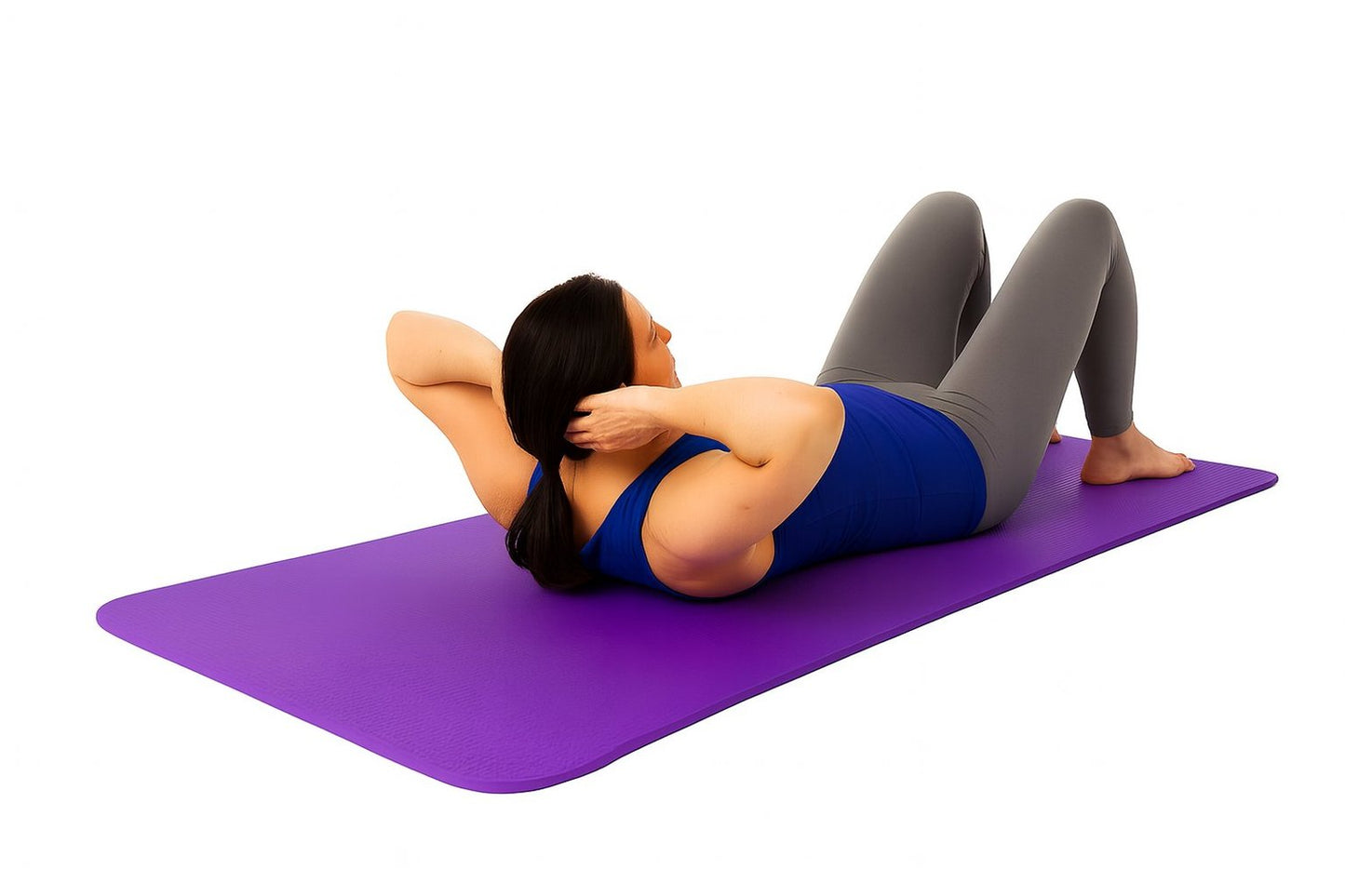 BODYLINE Materassino Yoga Antiscivolo Tappetino Fitness per Pilates Auto