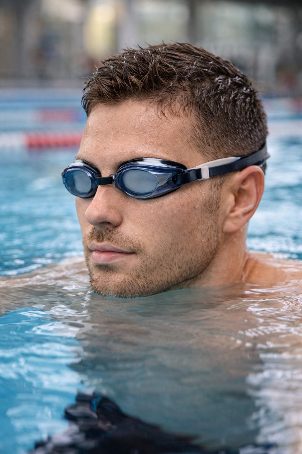 BODYLINE Occhialino Piscina Pool Occhiale da Nuoto Ergonomico e Regolabile Auto