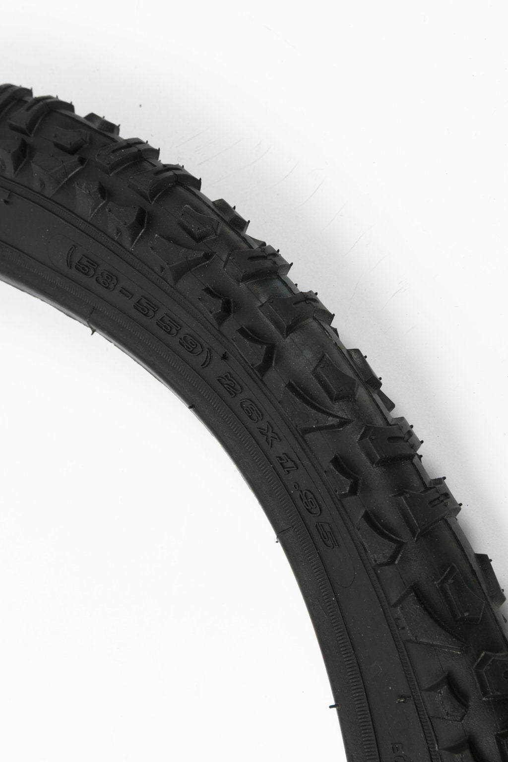 ON BIKE Copertura Nera per Bici MTB 26x1.95 Copertone Resistente Uso Bambini