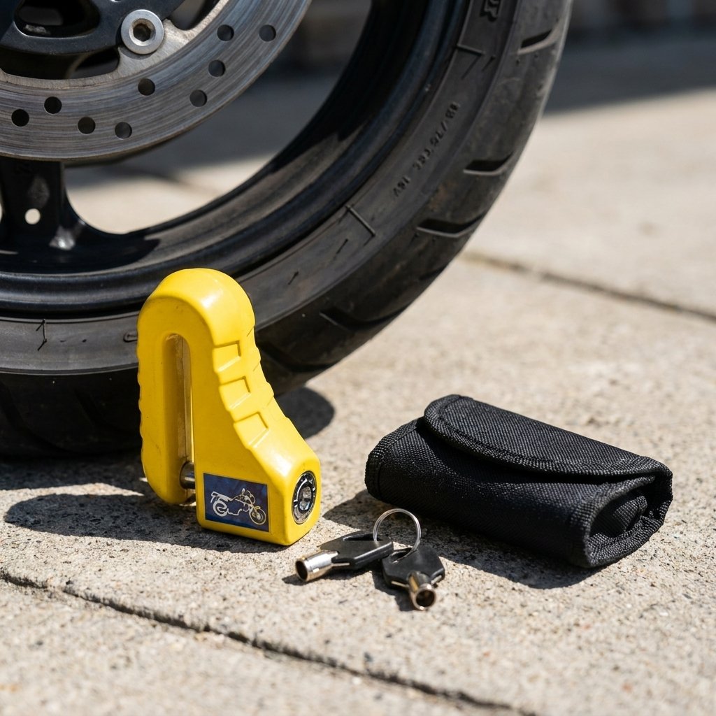 Xplorer Antifurto Freno Disco Moto Sicurezza Compatta E Universale