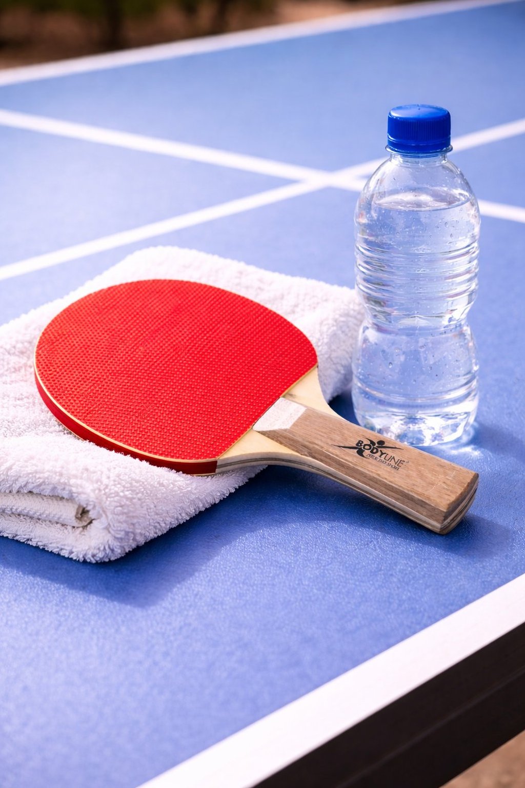 BODYLINE Racchetta Ping-Pong Planet Pala da Tennistavolo Bilanciata Originale