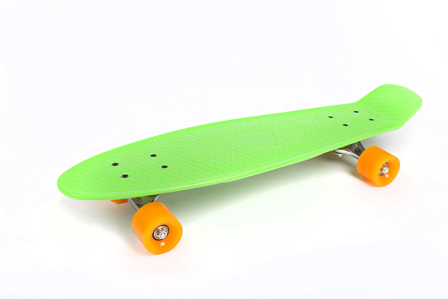 BODYLINE Skateboard Grab Verde, Tavola Professionale con Ruote Resistenti