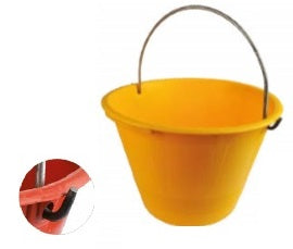 SECCHIO MURATORE GIALLO CM. 36 PESANTE LT.12