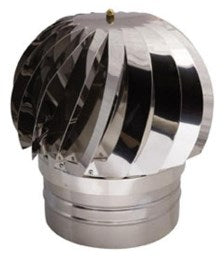 ASPIRATORE INOX TONDO 25 DOPPIO CUSCINETTO