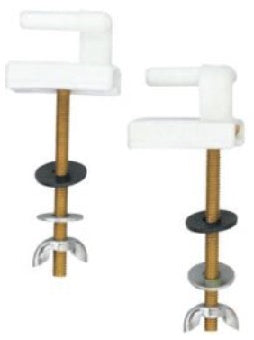 SUPPORTI PVC PER SEDILE WC ART.1121 C/VITI ZINC.