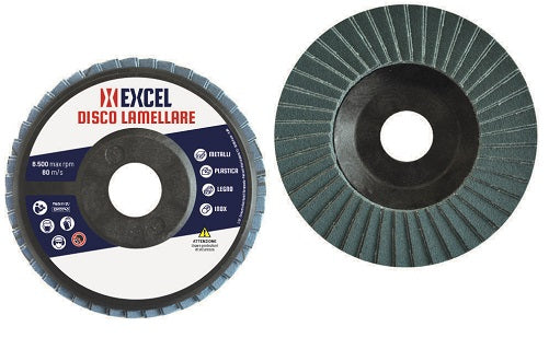 DISCO LAM.RADIALI ZIRCONIO X INOX GR.100MM.115 EXCEL