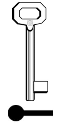SILCA CHIAVE PATENT PASSE PARTOUT Q8 5011 confezione da PEZZI 5