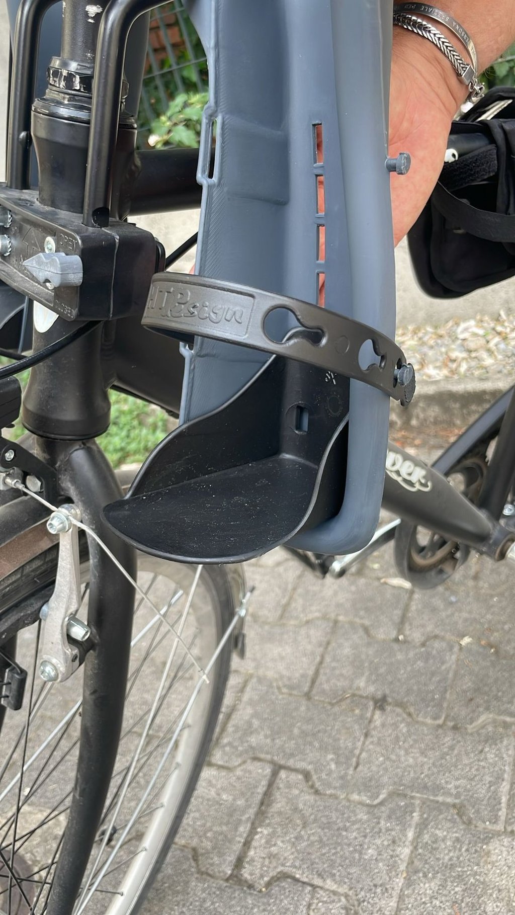 Kiki seggiolino anteriore bici per trasporto bambini