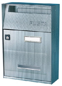 CASSETTA POSTALE EFFE S/TETTO INOX F1 CM.21X30,5X9,5