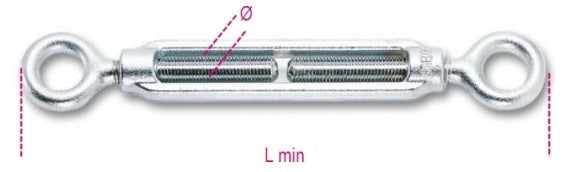 TENDITORE ZN ROBUR 2 OCCHI MM. 5 3/16 ART.8005Z CE