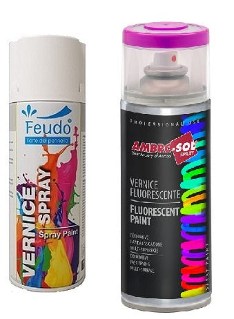 SPRAY ACRIL. FLUORESCENTE FUCSIA ML.400